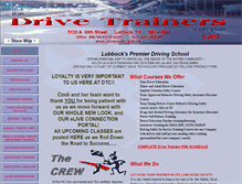 Tablet Screenshot of drivetrainers.com